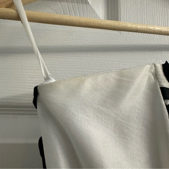 Jessica McClintock Dress Strapless Tulle Masquerade Monochrome Mini Size 2 - Picture 6 of 12